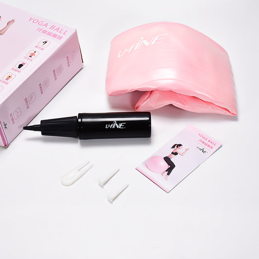 9091 Anti Burst 65 Cm Exercise Ball With Inflation Pump Non-slip Gym Ball For Yoga Pilates Core Training Exercises At Home And Gym- Suitable For Men And Women - Zidbik