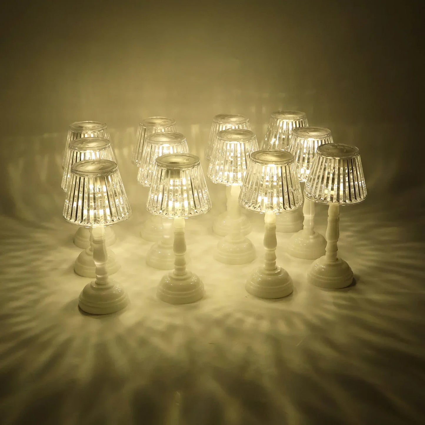Led Crystal Table Lamps (12 Pc) - Zidbik