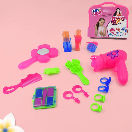 Briefcase Beauty Toy Beauty Set With (Approx 22 Pcs Set) - Zidbik