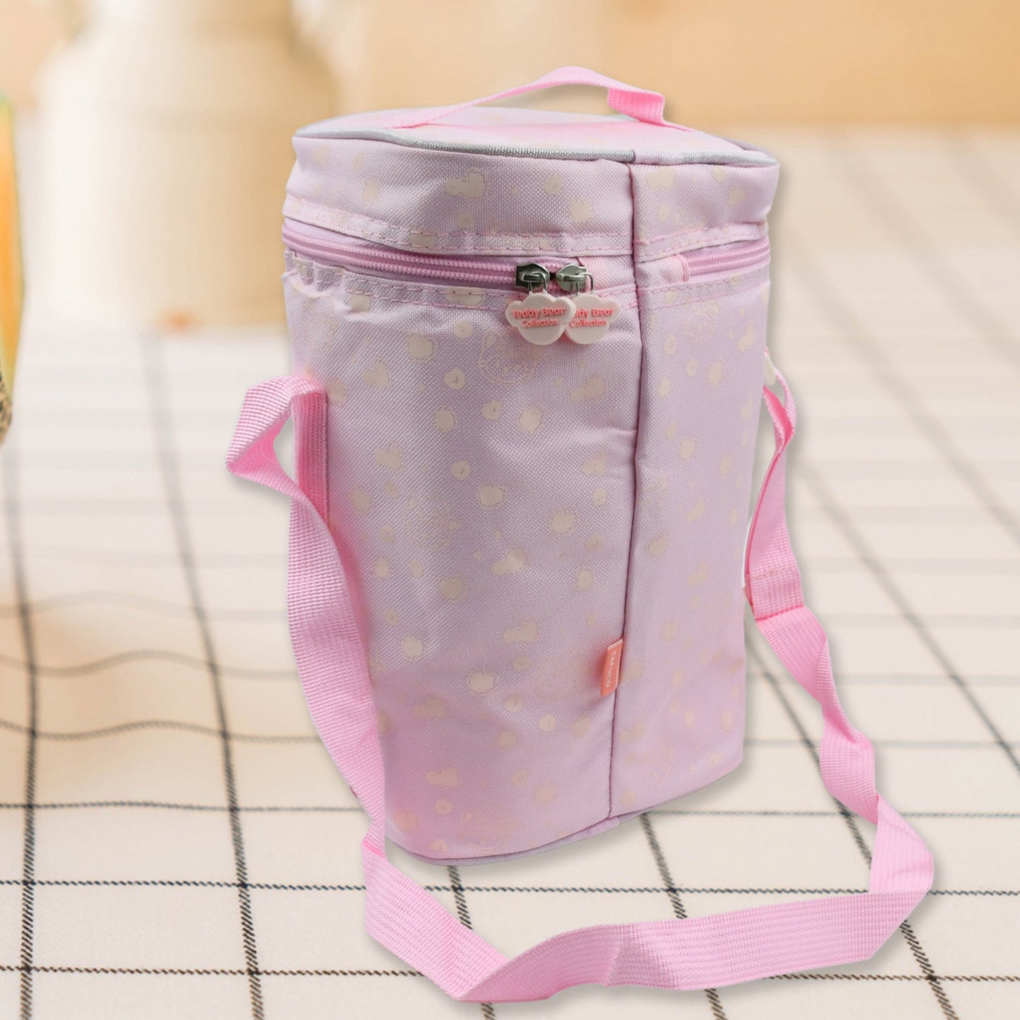 Zip Lunch Bag Cute Animal Lunch Bag With Carry Adjustable Strap Lunch Bag For Women Durable Reusable Durable Handbag Bag (1 Pc) - Zidbik