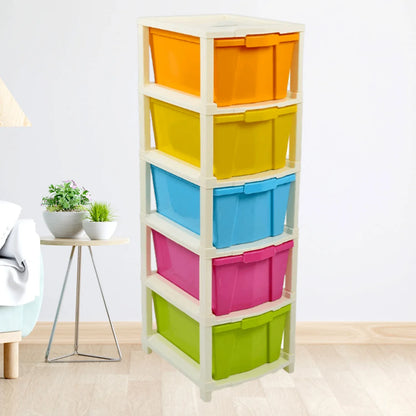 0769 Multipurpose Modular Drawer Organizer Storage Box - 5 Layers - Zidbik