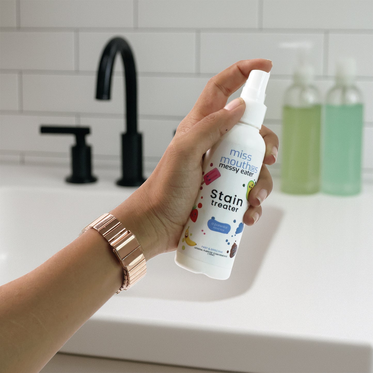 Fabric  Surface Stain Remover Spray 120ml - (1 Pc) - Zidbik