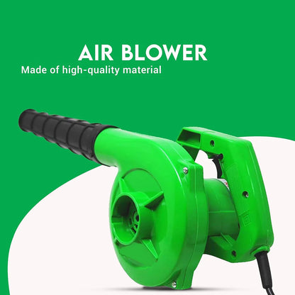 3158 650v Blower Portable Rifel Range Heavy Duty Air Blower Electric Air Blower For Homeofficecarpccomputer Dustgaragepatiogarden Leaftrash Cleaning (350w 2.3 M3min 13000 Rpm Green) - Zidbik