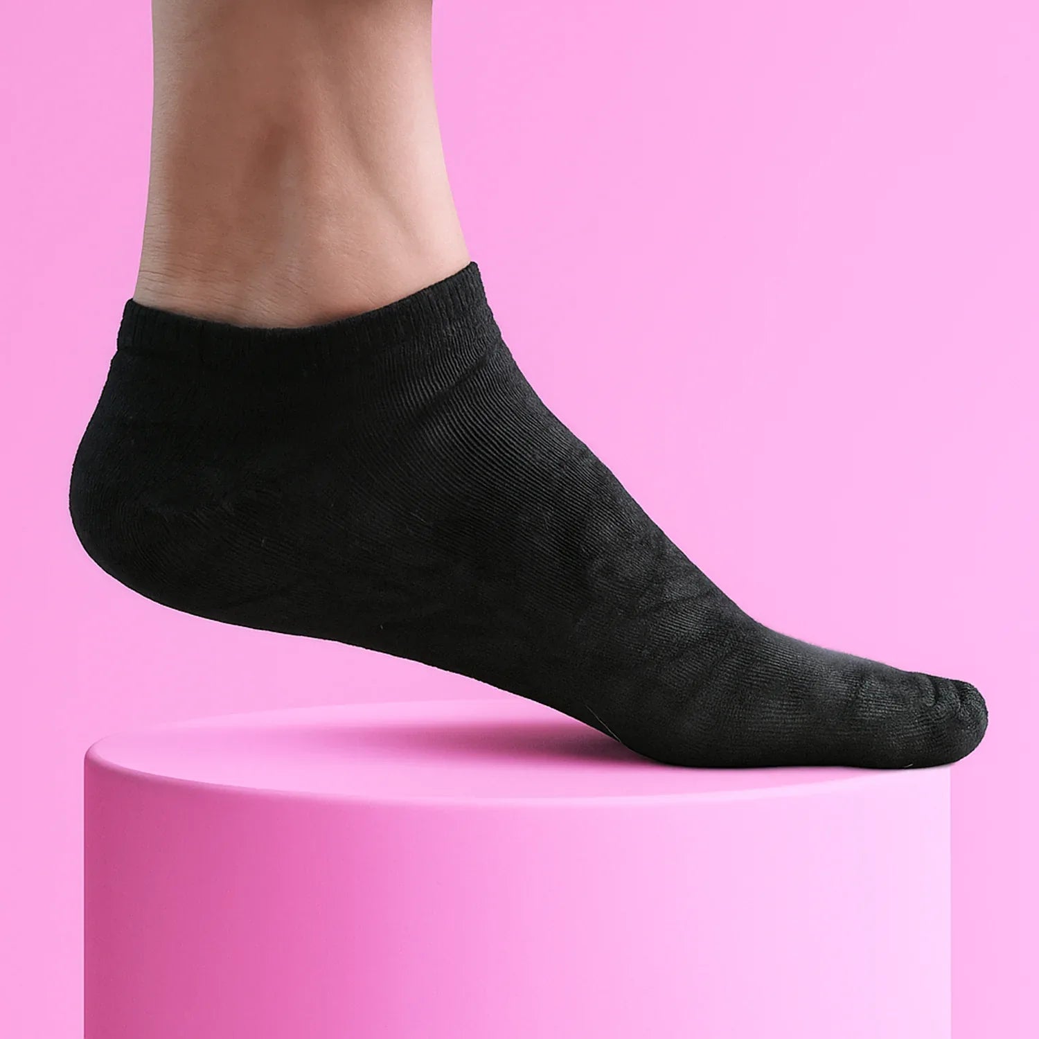 No-show Liner Socks With Anti-slip Heel Grip (1 Pair) - Zidbik