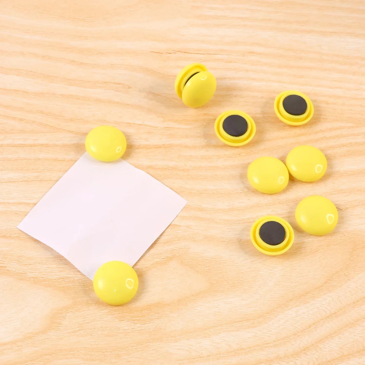 Strong Round Fridge Whiteboard Magnet - (10 Pc Set) - Zidbik