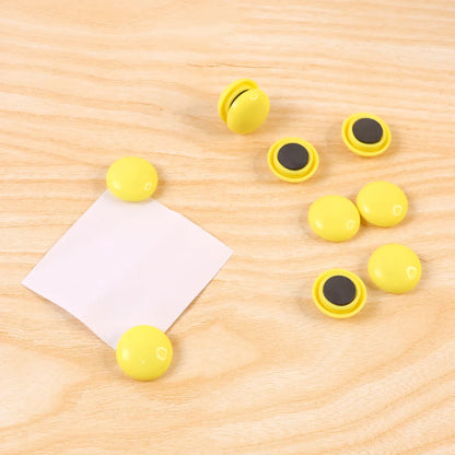 Strong Round Fridge Whiteboard Magnet - (10 Pc Set) - Zidbik