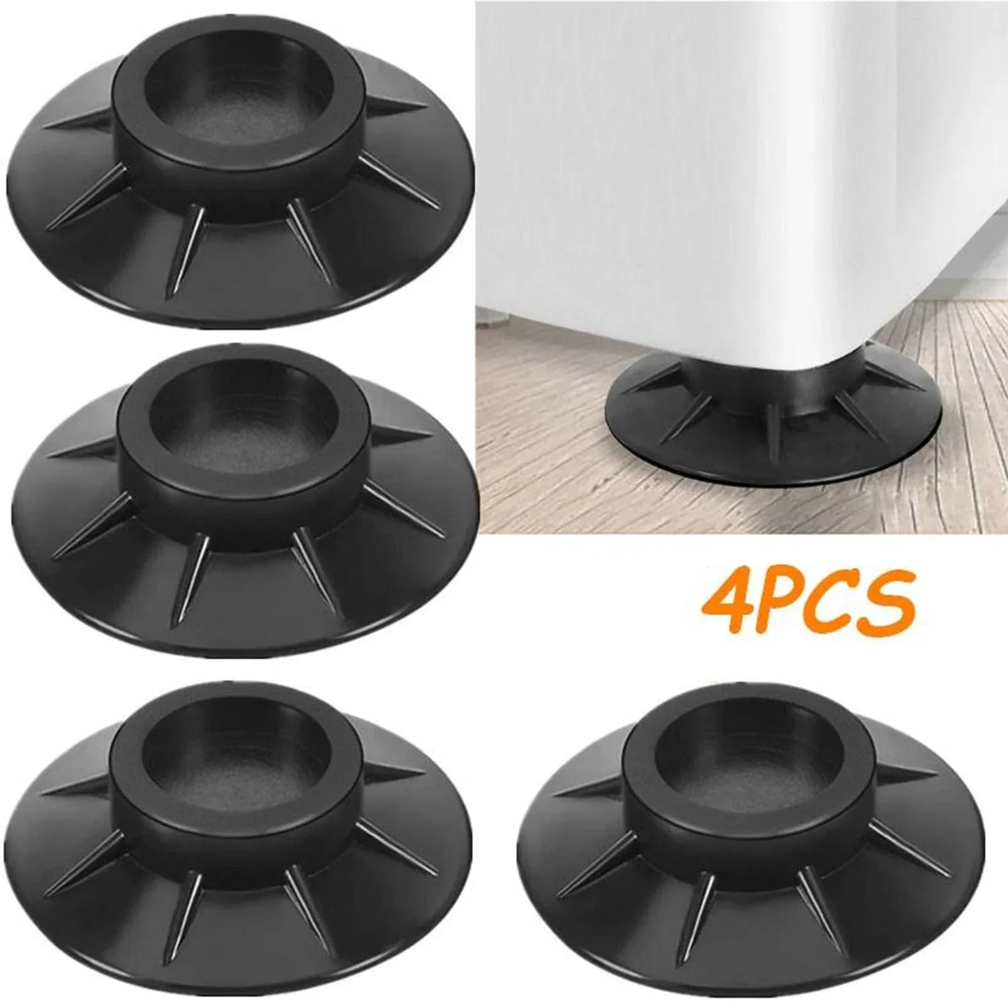 4829 4 Pc Furniture Vibration Pad Used To Hold And Supporting Tables And Stools In All Kinds Of Places Like Household And Official Etc. - Zidbik