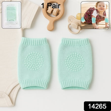 Mint Green Toddler Wool Knit Leg Warmer (Knee Guard) - Zidbik