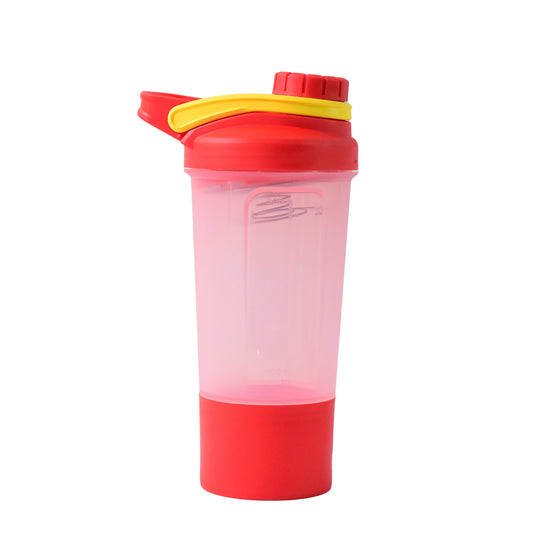 Supermom  Premium Booster Gym Shaker Bottle With Mixing Ball (550ml  1 Pc) - Zidbik