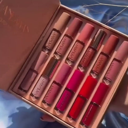 Velvet Matte Liquid Lipstick Set 12Pcs