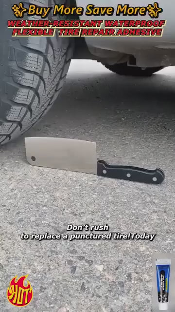 Waterproof Tire Repair Adhesive Pack of 2