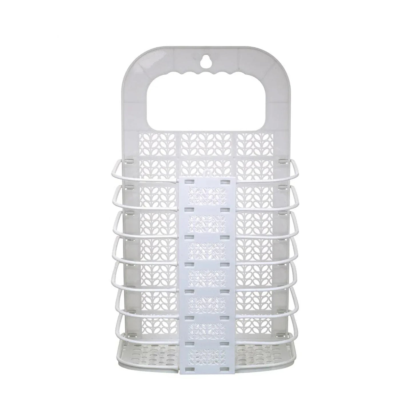 8145 Wall Hanging Laundry Basket Clothes Hanger Dirty Hamper Clothes Storage Hook Clothes Rails For Laundry Washing Machine Bathroom Kids Dirty Clothes Storage Hanger (1 Pc) - Zidbik