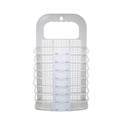 8145 Wall Hanging Laundry Basket Clothes Hanger Dirty Hamper Clothes Storage Hook Clothes Rails For Laundry Washing Machine Bathroom Kids Dirty Clothes Storage Hanger (1 Pc) - Zidbik