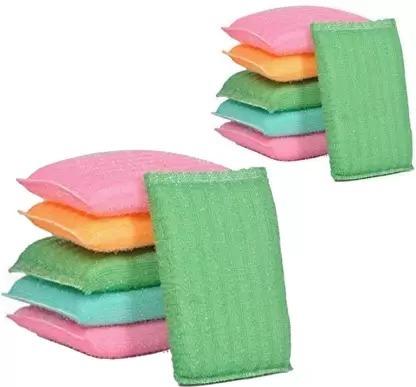 2385 Scratch Proof Kitchen Utensil Scrubber Pad (Pack Of 12) - Zidbik