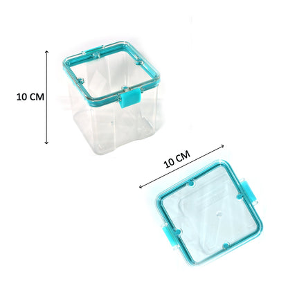 2763 4pc Square Container 700ml Used For Storing Types Of Food Stuffs And Items. - Zidbik