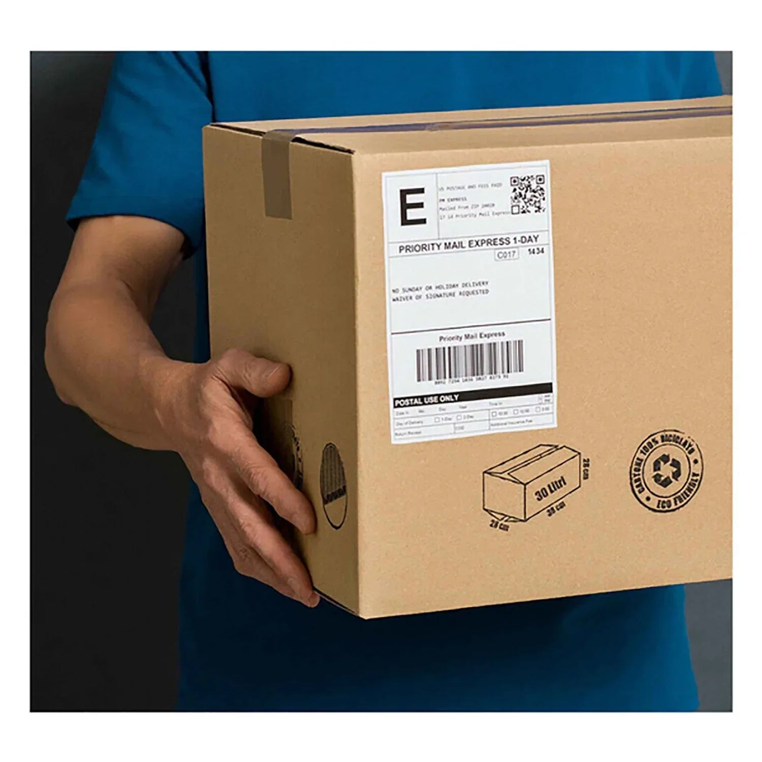 0583 Thermal Labels Stickers (100x150mm) 400 Labels Per Roll (4x 6) - Zidbik