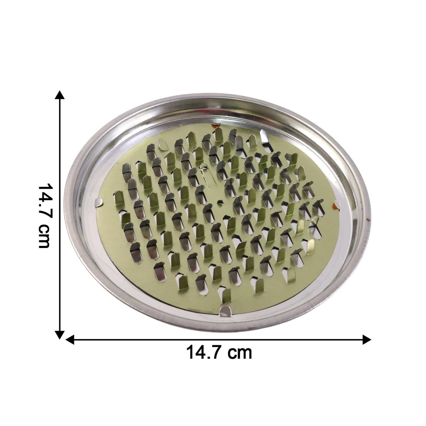 Round Metal Mosquito Coil Stand (1 Pc) - Zidbik