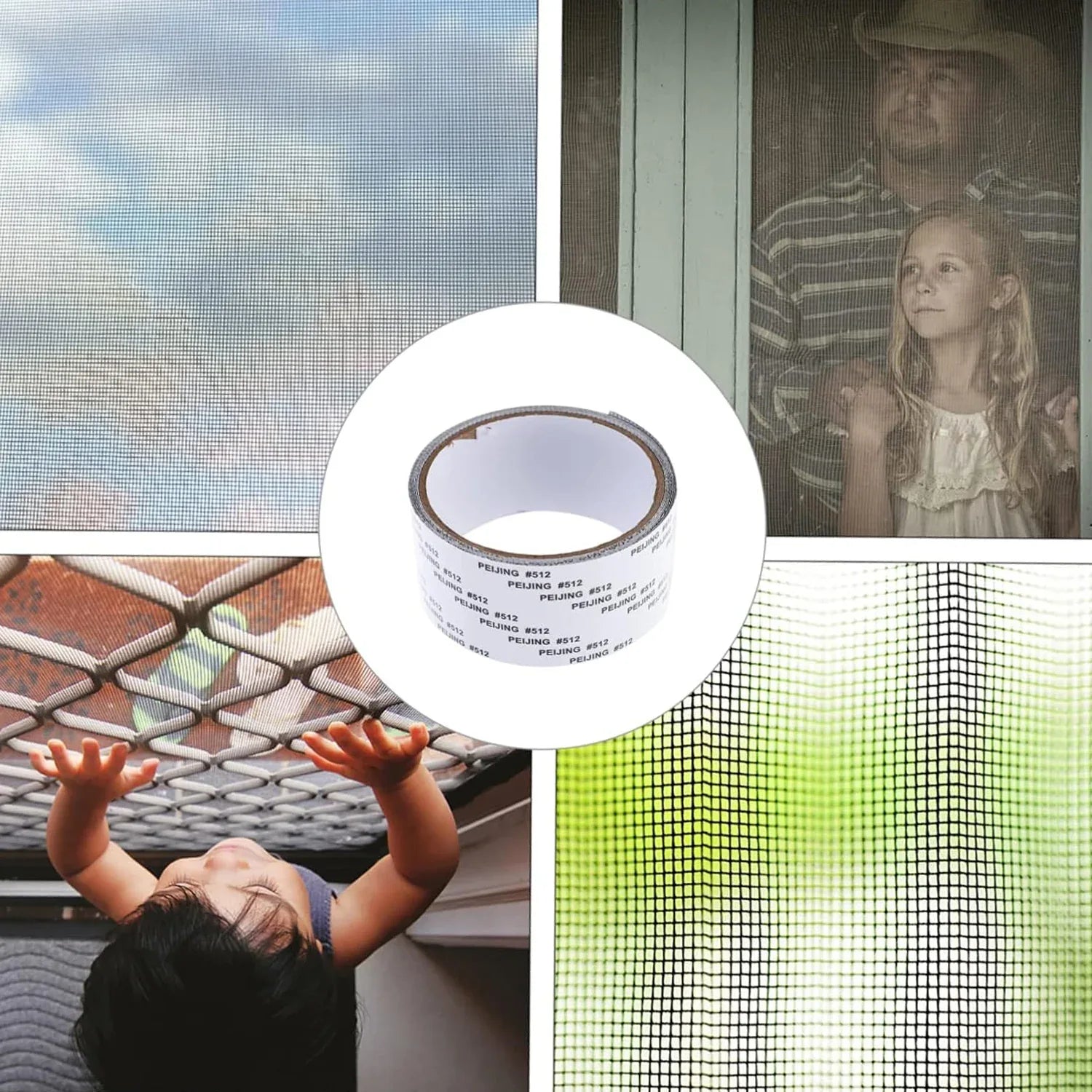 Self-adhesive Mosquito Net Repair Tape 2m X 5cm Roll 1 Pc - Zidbik