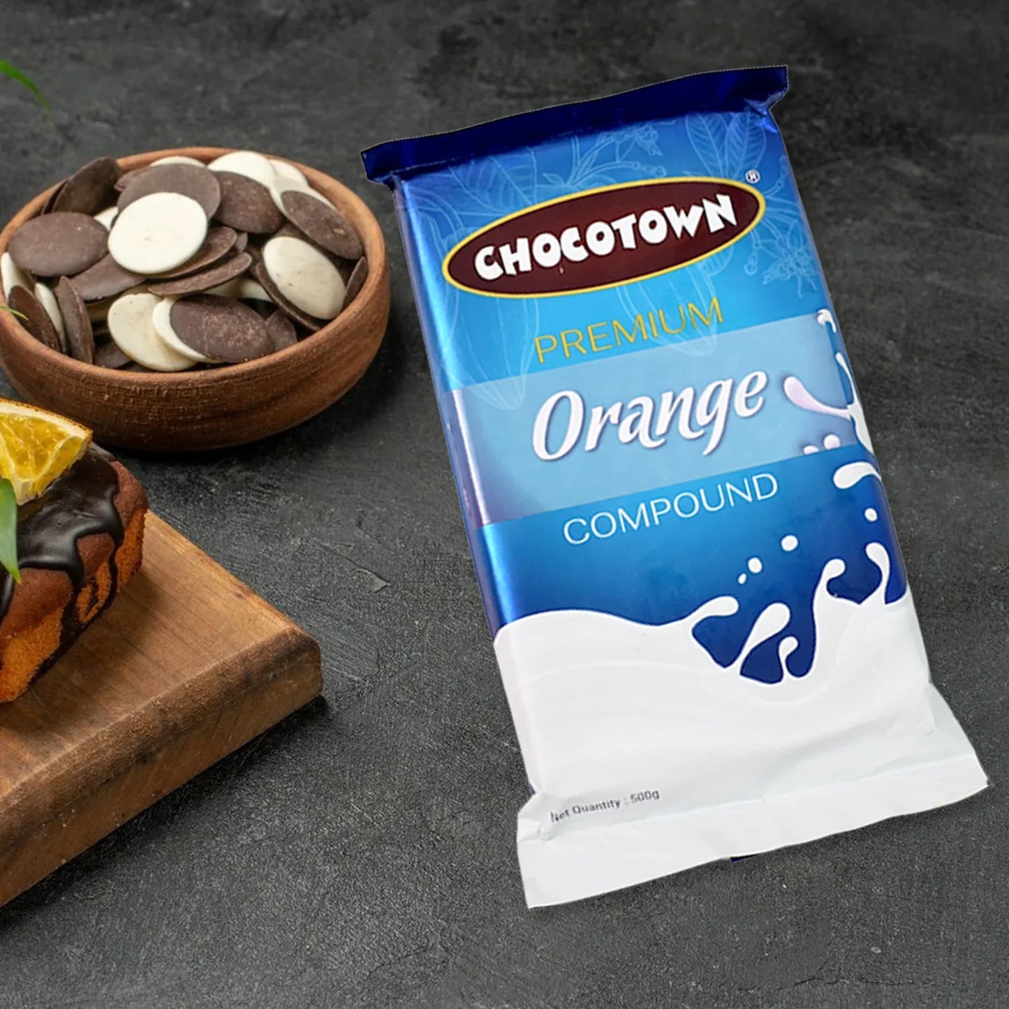 Chocotown Premium Orange Compound (500gm) - Zidbik