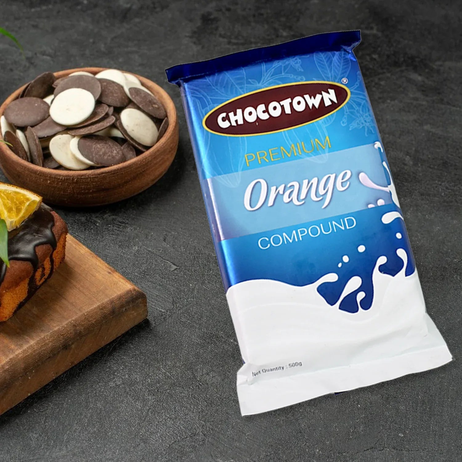 Chocotown Premium Orange Compound (500gm) - Zidbik