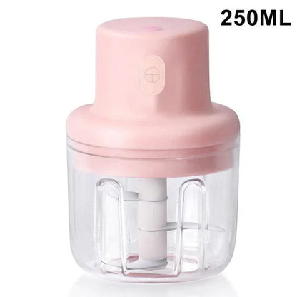 2374 Electric Mini Garlic Chopper (250ml) - Zidbik