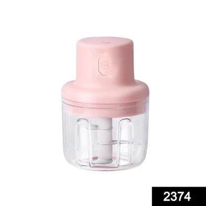 2374 Electric Mini Garlic Chopper (250ml) - Zidbik