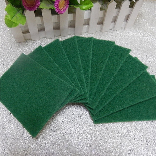 3410 Scrub Sponge Cleaning Pads Aqua Green  10pcs - Zidbik