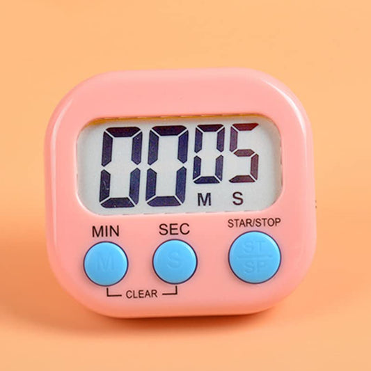 1540 Digital Kitchen Timer Clear Big Digits 0-99 Min For Cooking Office Clock - Zidbik