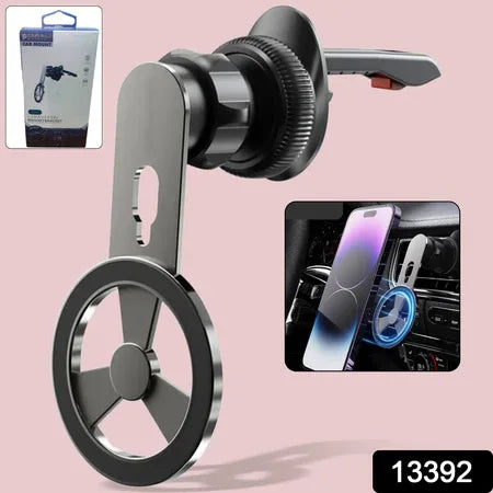 360 Rotatable  Foldable Air Vent Magnetic Phone Holder (1 Pc) - Zidbik