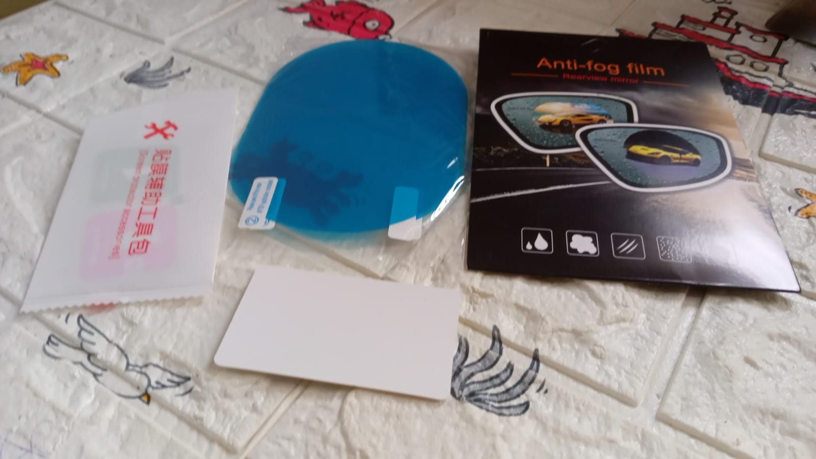 7552 Anti Fog Anti Scratch Interior Rearview Car Mirror Film Waterproof Hd Clear Protective Sticker Film For Safe Driving Car Mirrors Side Windows - Zidbik