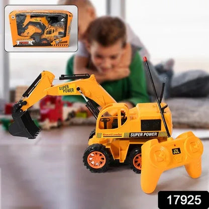17925 Plastic Jcb Construction Toy Remote Control Jcb Toys For Kids Boys Super Power Remote Control Jcb Truck Construction Toy (1 Set) - Zidbik