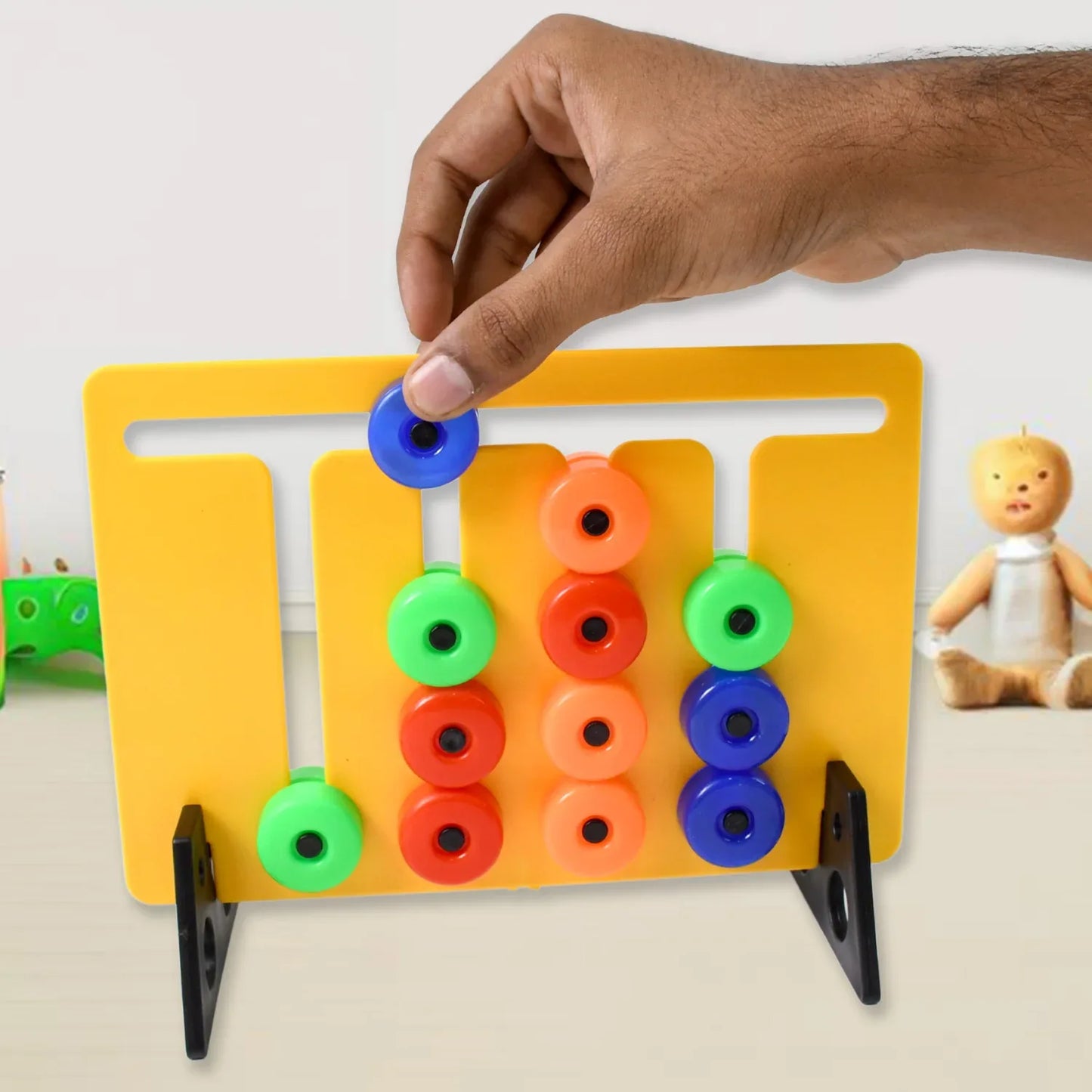 Montessori Slide Puzzles Toys For Kids (36 Challenges 1 Set) - Zidbik