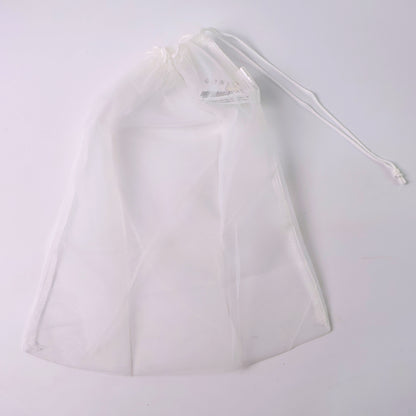 Reusable Transparent Drawstring Mesh Storage Bag (1 Pc) - Zidbik
