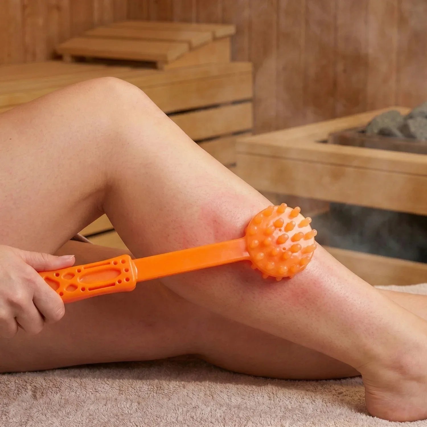 Long Handle Body Massage Roller Stick (1 Pc) - Zidbik