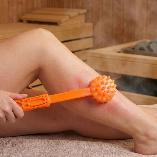 Long Handle Body Massage Roller Stick (1 Pc) - Zidbik