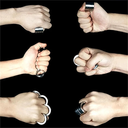 Portable 4 Finger Ring Unique Rotating Folding Ring (1 Set) - Zidbik