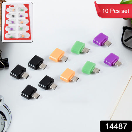 Micro Usb Otg Adapter Converter (10 Pcs Set) - Zidbik