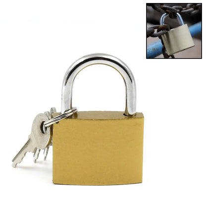 Multipurpose Solid 3 Keys Padlock 38 Mm 1 Pc) - Zidbik