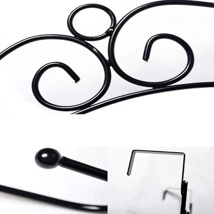 Over The Door Hanger Rack 7 Hooks Decorative Ognazier Hook Rack Stylish Door Hanger Door Hook Hangers With 7 Hooksmetal Hanging Rack For Home Office Use - Zidbik