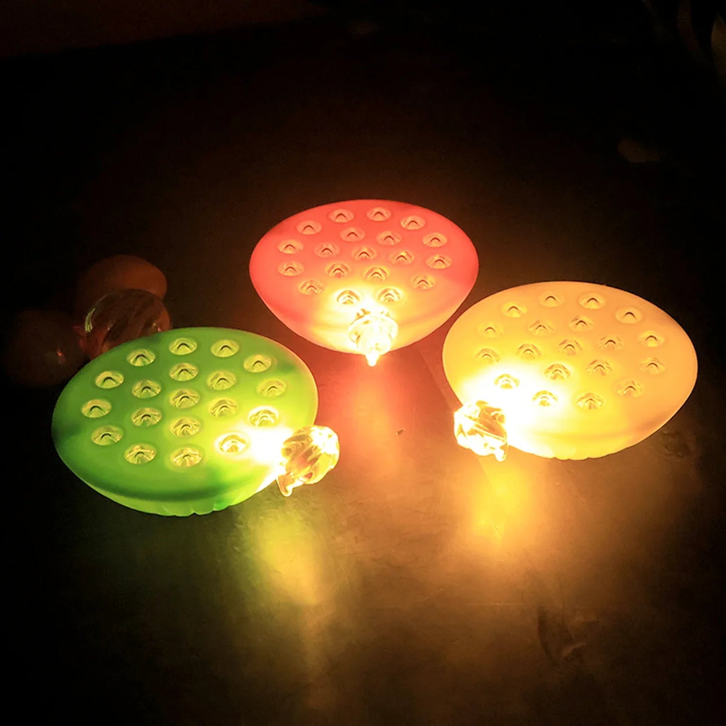 Set Of 12 Lotus Canopy Led Decorative Lamps - Zidbik