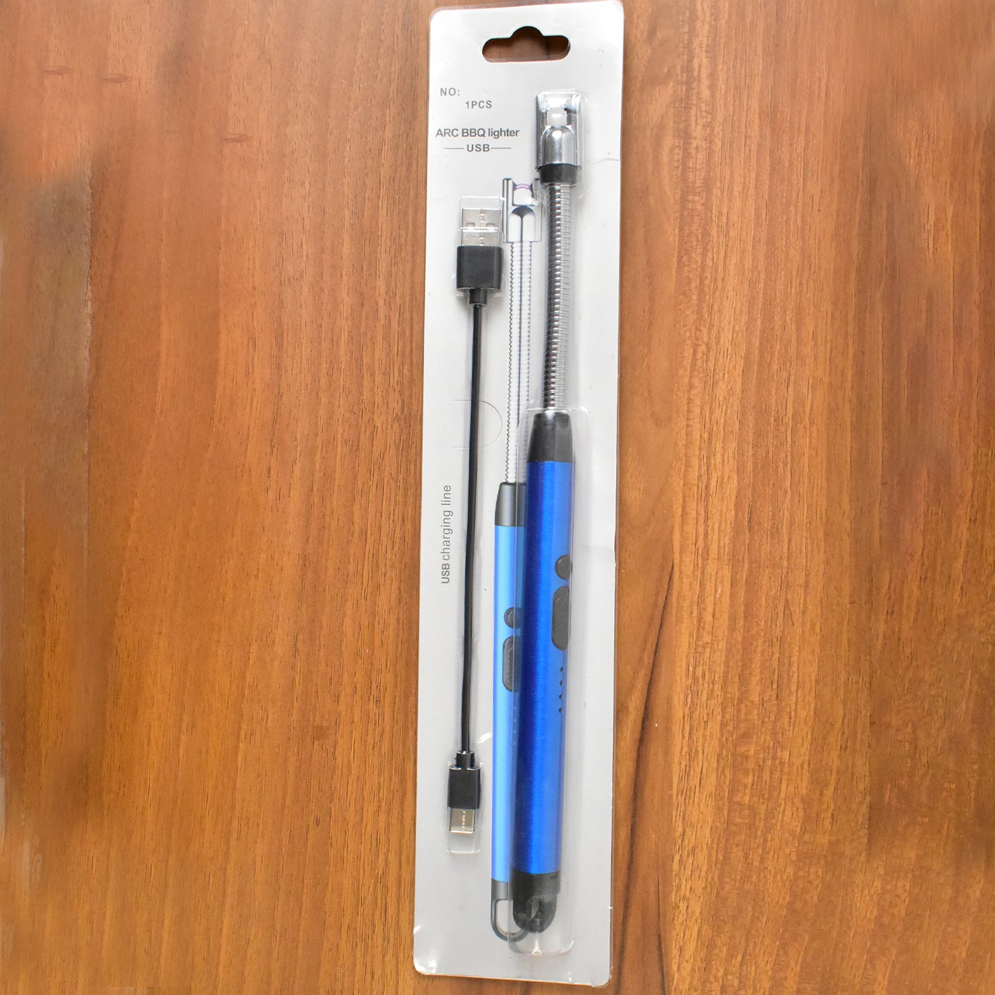 Metal Rechargeable Electric Arc Lighter With Flexible Neck (1 Pc) - Zidbik