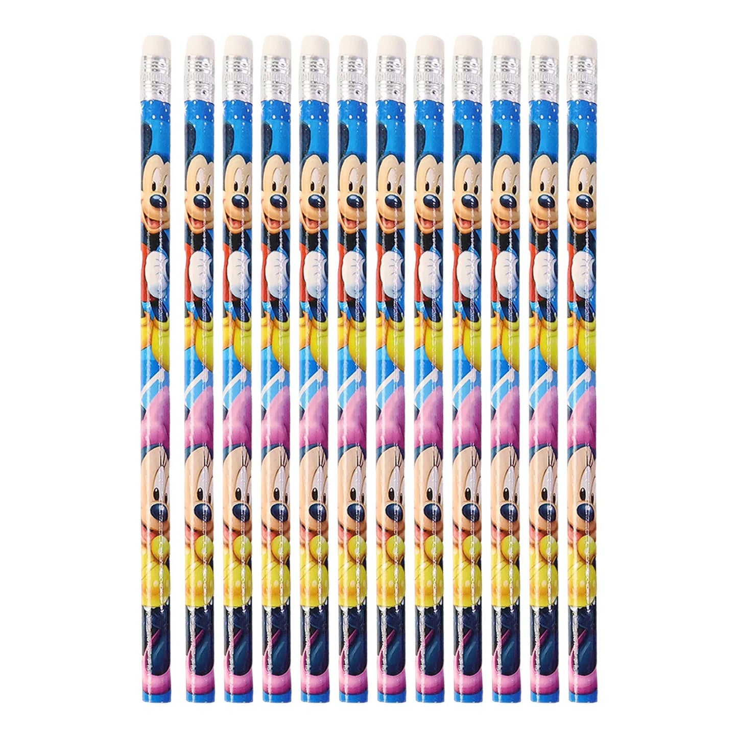 Premium Cartoon-printed Graphite Pencils Set Of 12 Pc - Zidbik