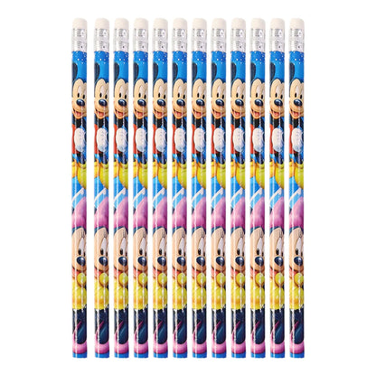 Premium Cartoon-printed Graphite Pencils Set Of 12 Pc - Zidbik
