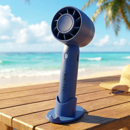 Rechargeable Mini Handheld Fan (1 Pc) - Zidbik