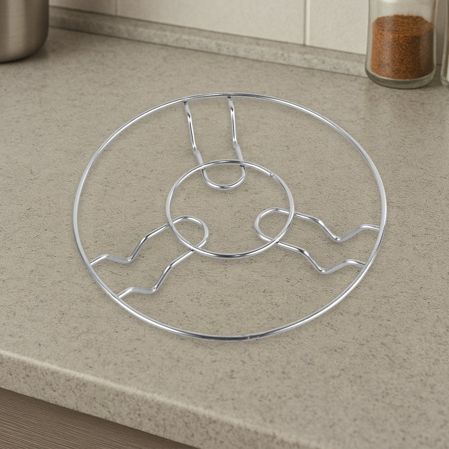Apex Stainless Steel Wire Hotmate Trivet Stand Set Of 3 - Zidbik