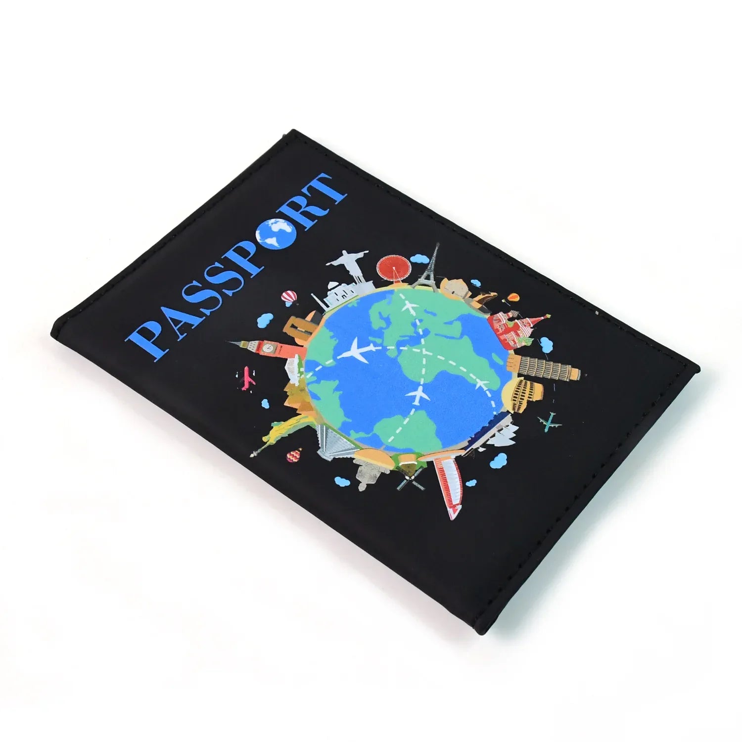 Stylish Printed Passport Holder Cover (1 Pc) - Zidbik