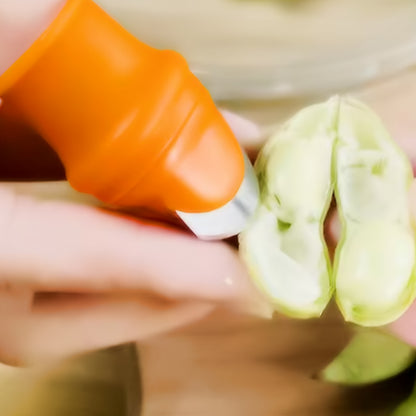 Thumb Knife Cutter With Silicone Finger Guard (1 Pc) - Zidbik