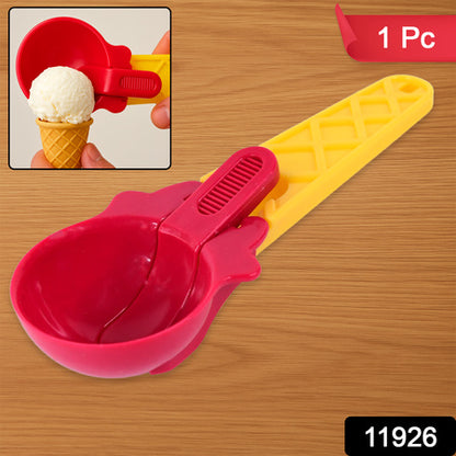 1-piece Plastic Ice Cream  Watermelon Scooper With Trigger Dipper - Zidbik