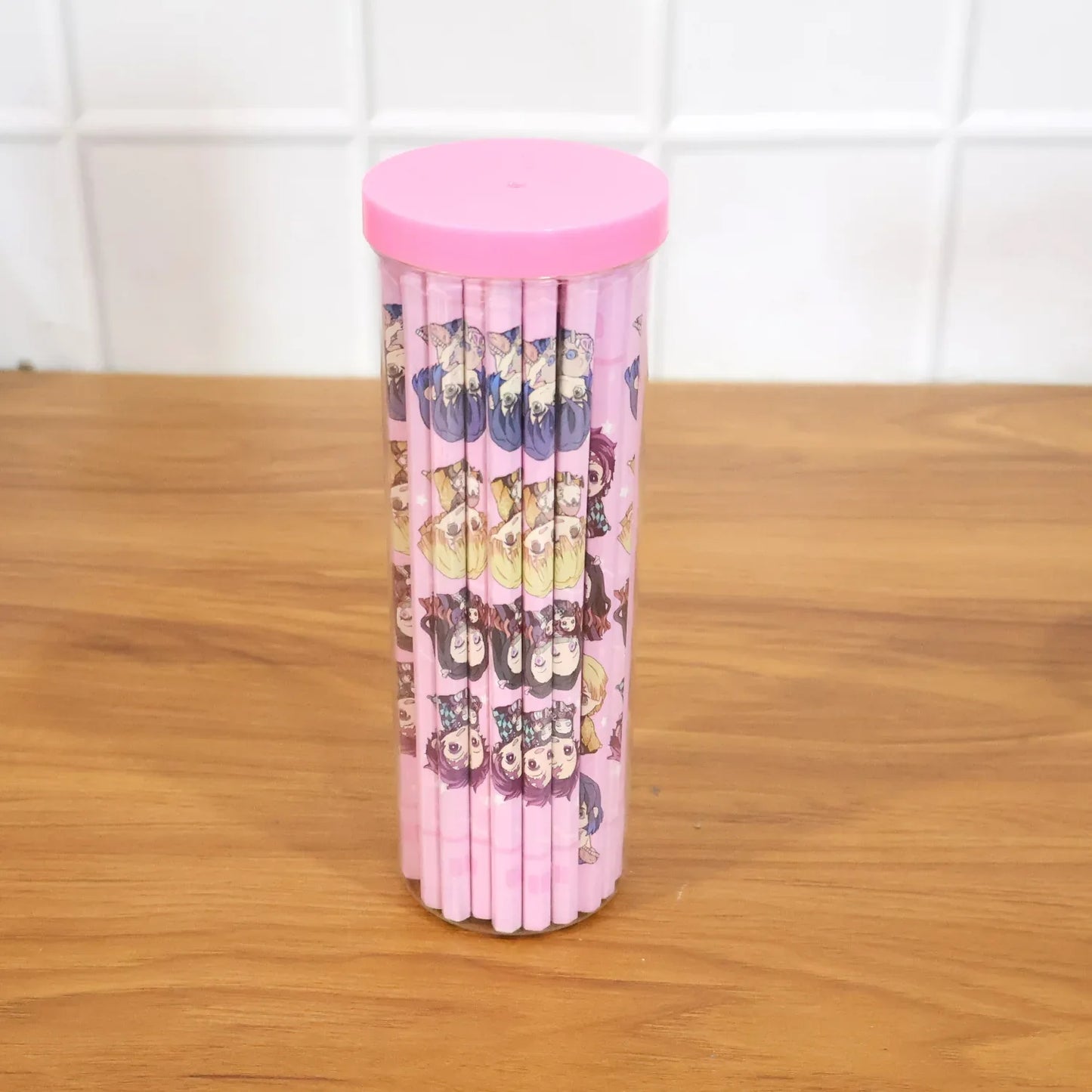 Cartoon Printed Wooden Pencil Set (50 Pc Pack) - Zidbik