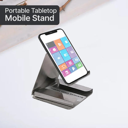 Premium Small Desktop Mobile Phone Stand Holder For Smartphones (1 Pc) - Zidbik